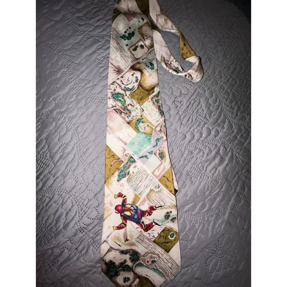 Jumper Sportswear 100% Silk Men's Necktie Tie Skydiving 1995